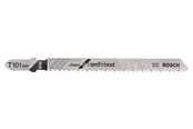 Decoupeerzaag - Bosch T 101 BRF CLEAN FOR HARD WOOD-JIGSAW BLADE 5 PC - 2608634235