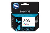 Inkt, toner en verbruiksartikelen - HP 303 / T6N01AE - Tri-Color Inkt (Cyan Magenta Yellow) - T6N01AE