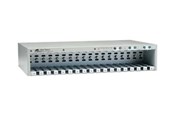 Repeater & zendontvanger - Allied Telesis Media Conversion Rack-Mount Chassis - basis for modulær ekspansion - AT-MMCR18-60