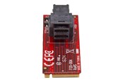 Harde schijf accessoires - StarTech.com U.2 (SFF-8643) to M.2 PCI Express 3.0 x4 Host Adapter Card for 2.5" U.2 NVMe SSD - interfaceadapter - SAS - M.2 Card - M2E4SFF8643