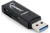 Geheugenkaart - adapter en kaartlezer - Gembird UHB-CR3-01 - kaartlezer - USB 3.0 - UHB-CR3-01