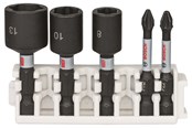 Boren en bits - Bosch BITSSÆT IMPACT M8/10/13 PH2 PZ2 110MM - 2608522350