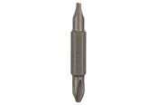 Boren en bits - Bosch BITS DOBBELT LS 1.0X5.5-PH2 45MM: Dubbele bits met lange steel, maat 1.0x5.5 en PH2, lengte van 45mm - 2609255954