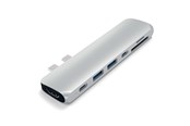 Docking station - Satechi USB-C PRO Hub with 4K HDMI 85W - Zilver - ST-CMBPS