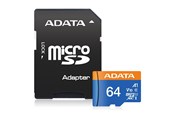 Geheugenkaart - A-Data Premier MicroSD/SD - 50MB/s - 64GB - AUSDX64GUICL10A1-RA1