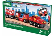 BRIO Trein - Brio Reddingsbrandweertrein - 33844