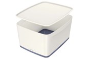 Archivering & Opslag - Leitz  MyBox Groot met deksel, Opbergdoos Wit - 52161001