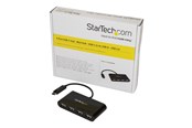 USB hub - StarTech.com USB-C Hub 4-Port USB hub - 4 - USB 2.0 - Zwart - ST4200MINIC
