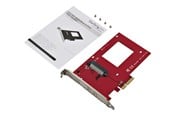 Harde schijf accessoires - StarTech.com U.2 Aan PCIe AV / multimedia paneel for 2.5" U.2 NVMe SSD - SFF-8639 - x4 PCI Express 3.0 - interfaceadapter - Ultra M.2 Card - PCIe 3.0 x4 - PEX4SFF8639