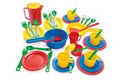 Speelkeuken en apparatuur - Dantoy KITCHEN PLAY SET IN BOX 42 PCS. - 4223
