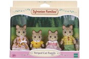 Pop, teddybeer en materiaal - Sylvanian Families Striped Cat Family - 5180