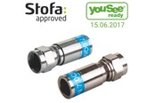 Antennekabel / connector - Triax F-compression connector cx3 7.0 qm - 360943