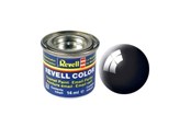 Modelbouw - Revell Emaille verf # 07-zwart glanzend - 32107