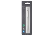 Schrijf- en tekengerei - Parker Jotter Ballpoint Pen | Stainless Steel with Chrome Trim | Medium Point Blue Ink - 1953205