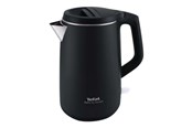 Waterkoker - Tefal Waterkoker KO3718 - kedel - sort/rustfrit stål - Zwart/roestvrij staal - 2400 W - KO3718