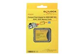 Geheugenkaart - adapter en kaartlezer - DeLOCK Adapter Delock Compact Flash - SDHC - 4043619626373