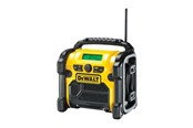 DAB & Wekkerradio - Dewalt XR LI-ION FM/AM Compact Radio - AM/FM - Yellow - DCR019-QW