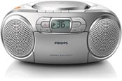DAB & Wekkerradio - Philips AZ127 - boombox - CD Cassette - FM - Stereo - Zilver - AZ127/12