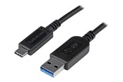USB-kabel - StarTech.com 1m 3ft USB-C Aan A Cable M/M / USB 3.1 10Gbps / USB Type C Aan A - USB Type-C kabel - 1 m - USB31AC1M
