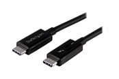 FireWire / ThunderBolt kabel - StarTech.com Thunderbolt 3 (40Gbps) USB C Cable - Zwart - 50cm - TBLT34MM50CM