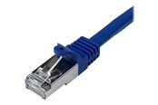 Netwerk - kabel - StarTech.com 0.5m Blauw Cat6 / Cat 6 Shielded (SFTP) Patch Cable 0.5 m - patchkabel - 50 cm - blå - N6SPAT50CMBL