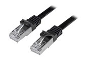 Netwerk - kabel - StarTech.com 0.5m Black Cat6 / Cat 6 Shielded (SFTP) Patch Cable 0.5 m - patchkabel - 50 cm - sort - Zwart - 0.5m - N6SPAT50CMBK