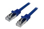Netwerk - kabel - StarTech.com 2m Blue Cat6 / Cat 6 Shielded (SFTP) Patch Cable 2 m - patchkabel - 2 m - blå - Blauw - 2m - N6SPAT2MBL