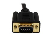 Beelscherm- en tv-kabel - StarTech.com 6ft HDMI Aan VGA active converter cable HDMI Aan VGA AV / multimedia paneel - Video Transformer - sort - HD2VGAMM6