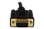 Beelscherm- en tv-kabel - StarTech.com 10ft HDMI to VGA Active Converter Cable HDMI to VGA Adapter - video transformer - sort - HD2VGAMM10