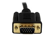 Beelscherm- en tv-kabel - StarTech.com 10ft HDMI to VGA Active Converter Cable HDMI to VGA Adapter - video transformer - sort - HD2VGAMM10