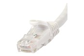 Netwerk - kabel - StarTech.com 0.5m White Cat6 / Cat 6 Snagless Ethernet Patch Cable 0.5 m - netværkskabel - 50 cm - hvid - Wit - 0.5m - N6PATC50CMWH