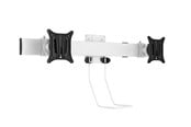Monitorbevestiging - Multibrackets M VESA 75 100 Duo Crossbar with handle White - 7350073734917