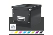 Archivering & Opslag - Leitz Click & Store WOW Kubus Middelgrote Opbergdoos Zwart - 61090095