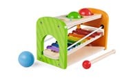 Speelgoed voor baby's - Eichhorn  Color Xylophone Hammering Bench - 100002233