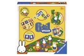 Bordspellen, Kaartspellen & Dobbelspellen - Ravensburger Miffy Games 6in1 - 213573