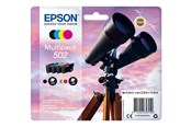 Inkt, toner en verbruiksartikelen - Epson 502 Multipack - 4 pakker - sort gul cyan magenta - original - blækpatron - C13T02V64020