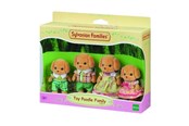 Pop, teddybeer en materiaal - Sylvanian Families Toy Poodle Family / Dollhouse - 5054131052594