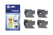Inkt, toner en verbruiksartikelen - Brother LC 3217 Value 4-Pack Inkt Black/Yellow/Cyan/Magenta - LC3217VAL