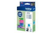Inkt, toner en verbruiksartikelen - Brother LC 221C - Cyan ink - LC221CBP
