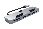USB hub - Satechi Aluminum Type-C Klem Hub Pro - hub - 4 porte USB hub - 4 - Grijs - ST-TCIMHM