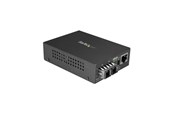 Repeater & zendontvanger - StarTech.com MCMGBSCMM055 Multimode (MM) SC Fiber Media Converter for 10/100/1000 Network - 550m Range - Gigabit Ethernet - 850nm - Full Duplex - MCMGBSCMM055