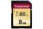 Geheugenkaart - Transcend 500S SDHC UHS-1 - 8GB - TS8GSDC500S