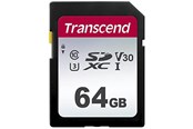 Geheugenkaart - Transcend 300S SD - 100MB/s - 64GB - TS64GSDC300S