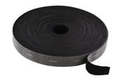 Kabelgoot, Kabelhoes & Kabelbinders - Deltaco Velcrobånd - 5m - Black - CM2005S