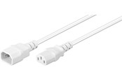 Voedingskabel (extern) - Pro Power cable C14 - C13 - Wit - 0.5m - 4040849975813