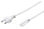 Voedingskabel (extern) - Pro Voedingskabel C7 (2 pins) - Wit - 1.5m - Recht - 4040849513268