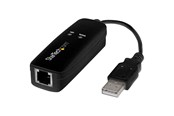 Modem en mobiele WiFi - StarTech.com 56K USB Dial-up & Fax Modem - V.92 - Extern - USB56KEMH2