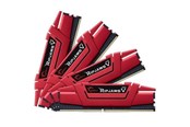 RAM - G.Skill Ripjaws V DDR4-2666 - 32GB - CL19 - Quad Channel (4 pcs) - Intel XMP - Rood - F4-2666C19Q-32GVR