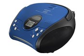 DAB & Wekkerradio - Lenco SCD-24 portable FM radio/CD player - Blue/Black - FM - Stereo - Blue - Lenco SCD-24 BLUE