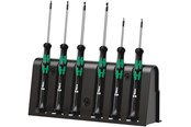 Gereedschap - Wera 2052/6 Elektroniker-Schraubendrehersatz + Rack - 5118156001